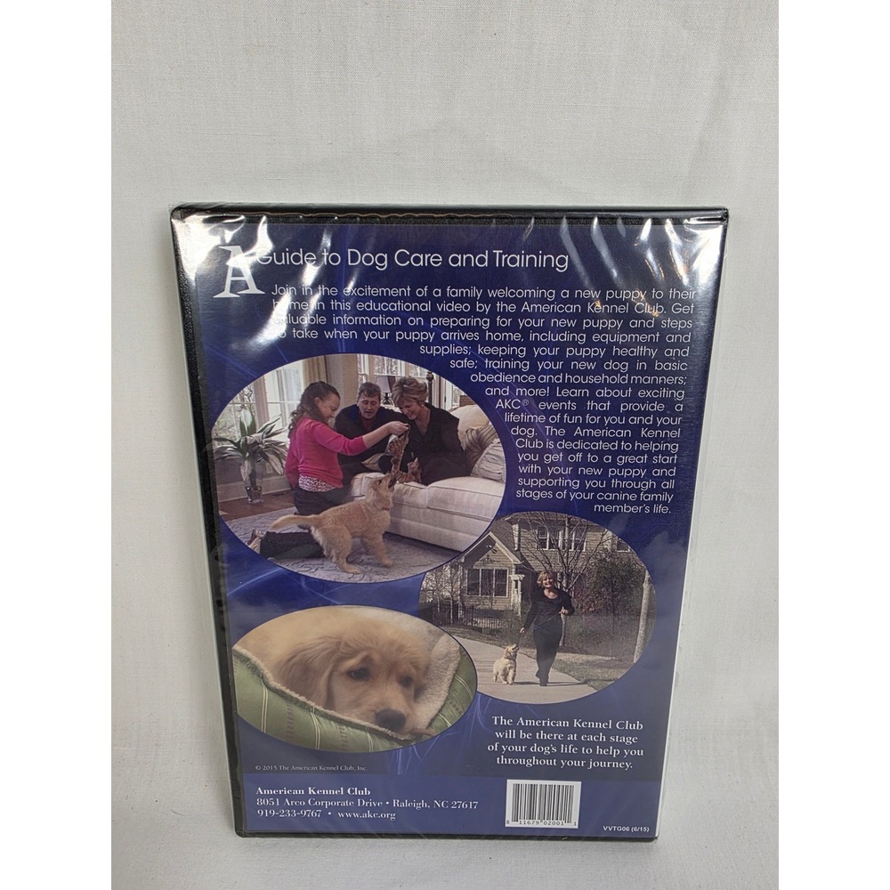 AKC American Kennel Club A Guide to Dog Care and Training DVD for Puppies NEW! - Picture 6 of 7